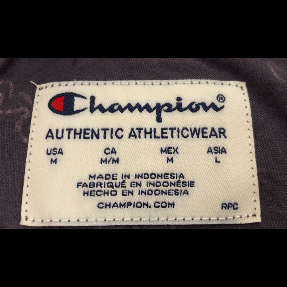Champion All Over Printed Heritage Tee “Purple” - Picture 2 of 3